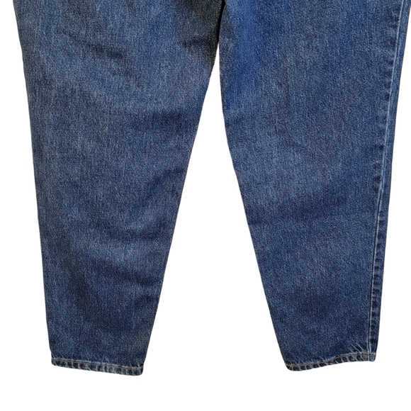 Levi's 550 Relaxed Fit Tapered Leg Vintage 90's Medium Dark Wash Denim Jean 18WS - Picture 7 of 16